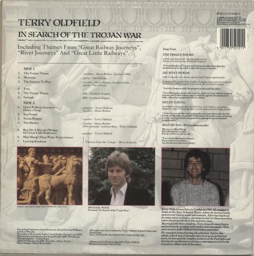 Terry Oldfield In Search Of The Trojan War vinyl LP album (LP record) UK T63LPIN653269