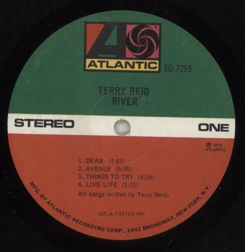 Terry Reid River vinyl LP album (LP record) US YEILPRI417061
