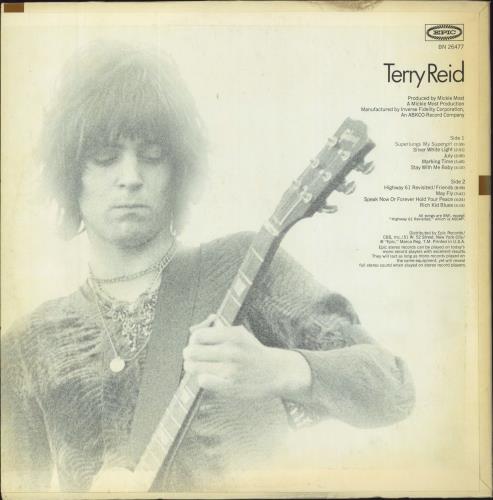 Terry Reid Terry Reid - 2nd vinyl LP album (LP record) US YEILPTE754966