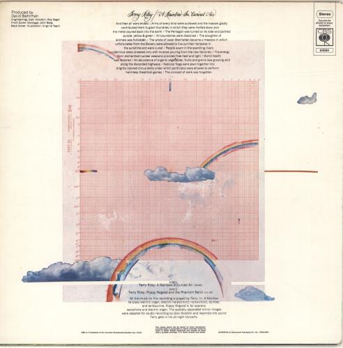 Terry Riley A Rainbow In Curved Air - EX vinyl LP album (LP record) UK TRQLPAR689789