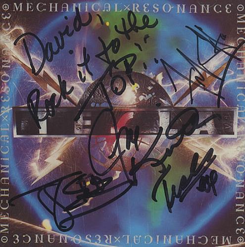 Tesla Mechanical Resonance - Autographed CD album (CDLP) US TESCDME398077