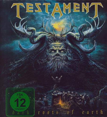 Testament Dark Roots Of Earth 2-disc CD/DVD set German EN12DDA769022