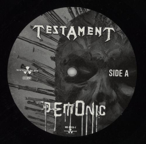 Testament Demonicl vinyl LP album (LP record) UK EN1LPDE866320