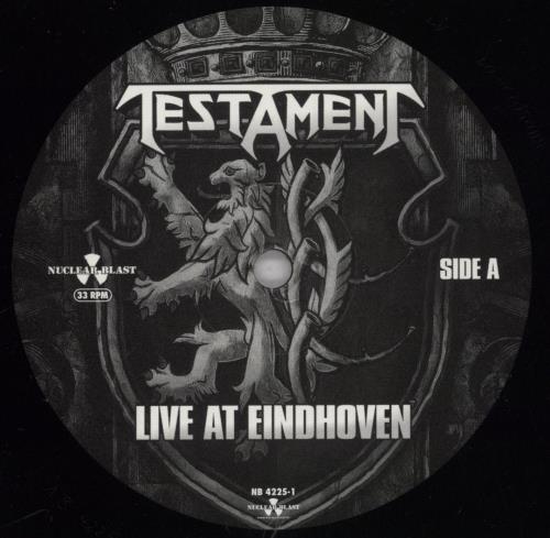 Testament Live At Eindhoven vinyl LP album (LP record) UK EN1LPLI833572