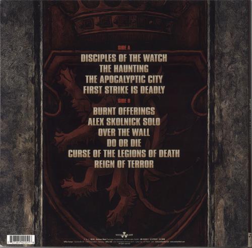 Testament Live At Eindhoven vinyl LP album (LP record) UK EN1LPLI833572