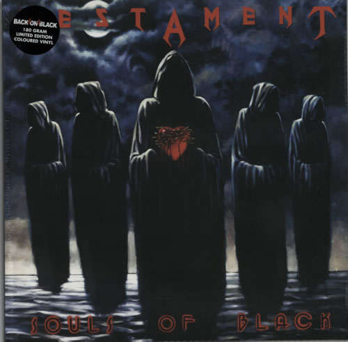 Testament Souls Of Black - Blue Vinyl vinyl LP album (LP record) UK EN1LPSO598000