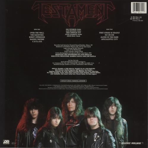 Testament The Legacy - EX vinyl LP album (LP record) German EN1LPTH391903