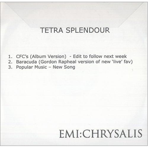 Tetra Splendour CFCs CD-R acetate UK T\UCRCF427163