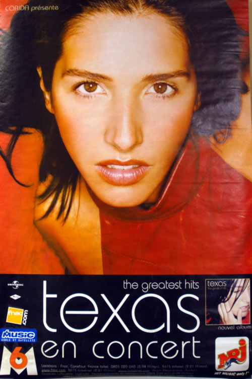 Texas En Concert - The Greatest Hits poster French TEXPOEN202506
