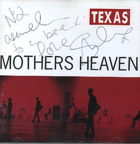 Texas Mothers Heaven - Autographed CD album (CDLP) UK TEXCDMO286977