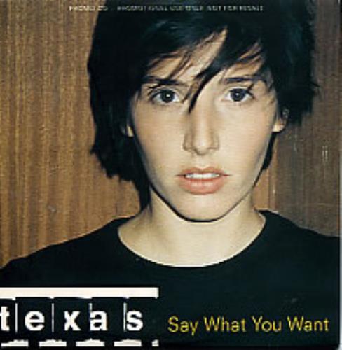 Texas Say What You Want CD single (CD5 / 5") UK TEXC5SA106687