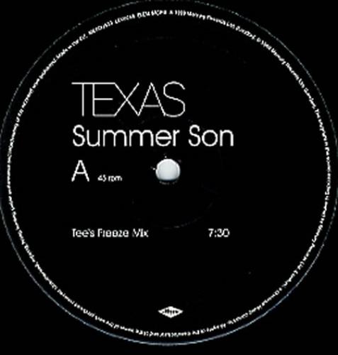 Texas Summer Son 12" vinyl single (12 inch record / Maxi-single) UK TEX12SU142953