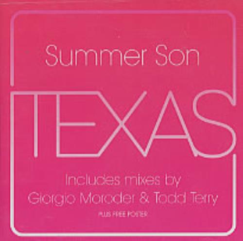 Texas Summer Son CD single (CD5 / 5") UK TEXC5SU163092