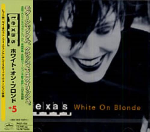 Texas White On Blonde CD album (CDLP) Japanese TEXCDWH134342