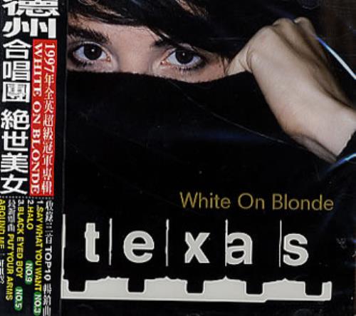 Texas White On Blonde CD album (CDLP) Taiwanese TEXCDWH293132