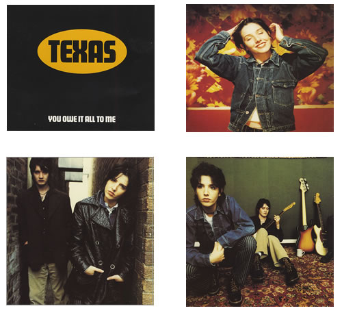Texas You Owe It All To Me + 3 Postcards CD single (CD5 / 5") UK TEXC5YO57522