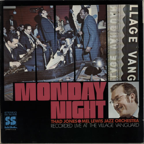 Thad Jones & Mel Lewis Monday Night vinyl LP album (LP record) US J+LLPMO614447