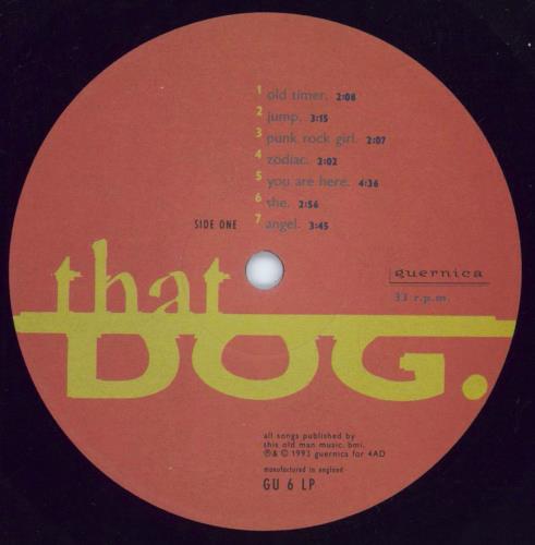 That Dog That Dog + Bonus 7" vinyl LP album (LP record) UK TA6LPTH271087