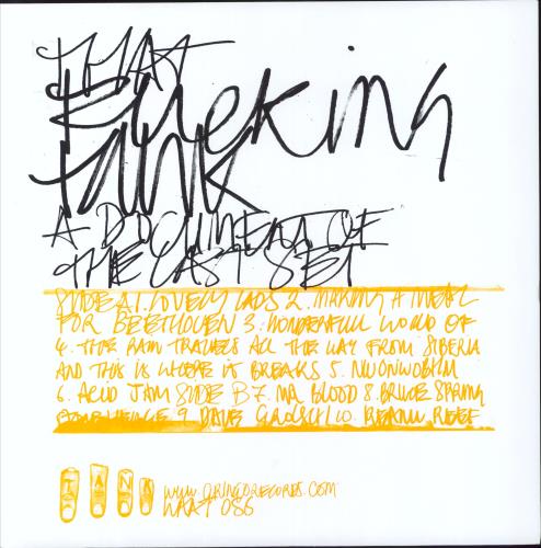 That Fucking Tank A Document Of The Last Set - 180gm vinyl LP album (LP record) UK 6HBLPAD848586