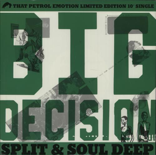 That Petrol Emotion Big Decision 10" vinyl single (10 inch record) UK TPE10BI190428