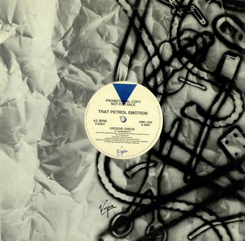 That Petrol Emotion Groove Check 12" vinyl single (12 inch record / Maxi-single) US TPE12GR467661