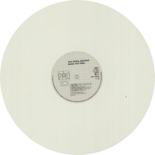 That Petrol Emotion Manic Pop Thrill - White vinyl vinyl LP album (LP record) German TPELPMA599641
