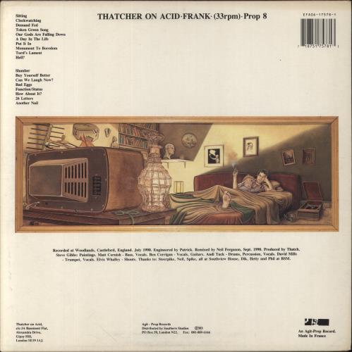Thatcher On Acid Frank vinyl LP album (LP record) UK 1-WLPFR863084