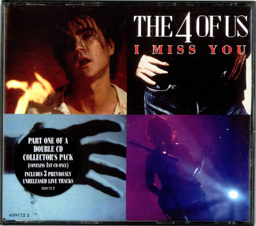 The 4 Of Us I Miss You 2-CD single set (Double CD single) UK 4US2SIM199033