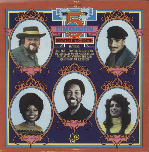 The 5th Dimension The Greatest Hits On Earth vinyl LP album (LP record) US 5THLPTH700403