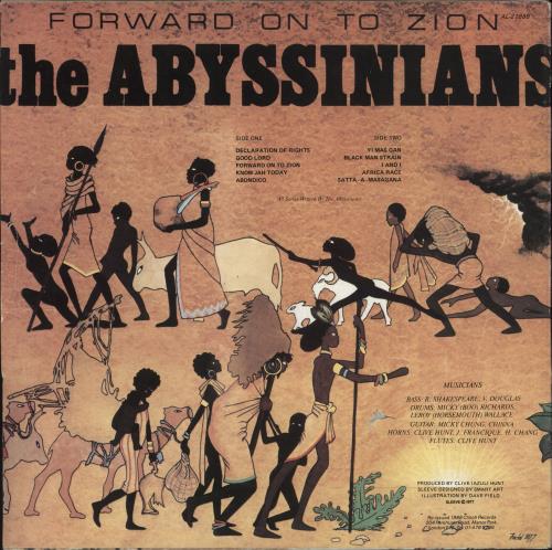 The Abyssinians Forward On To Zion vinyl LP album (LP record) UK VMVLPFO710171