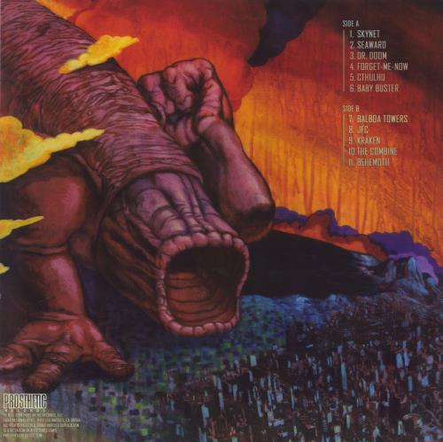 The Acacia Strain Continent - Green with Orange Splatter Vinyl vinyl LP album (LP record) US 6JTLPCO825675