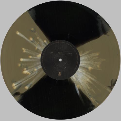 The Acacia Strain Slow Decay - Gold with Black Stripe & White Splatter Vinyl vinyl LP album (LP record) US 6JTLPSL824963