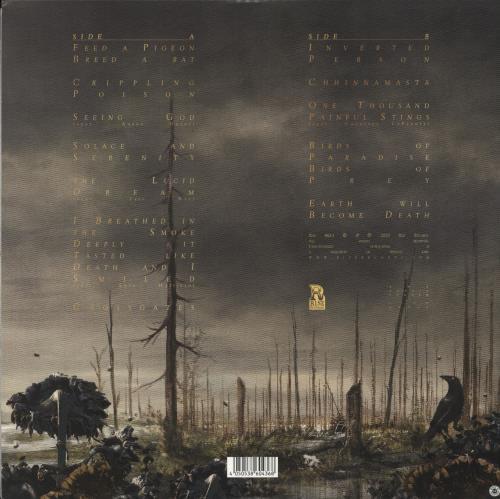 The Acacia Strain Slow Decay - Gold with Black Stripe & White Splatter Vinyl vinyl LP album (LP record) US 6JTLPSL824963