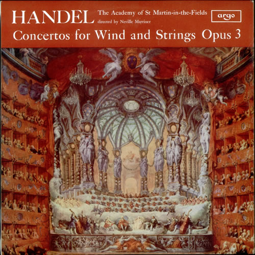 The Academy Of St. Martin-In-The-Fields Handel: Concertos for Wind and Strings vinyl LP album (LP record) UK U0ELPHA526841