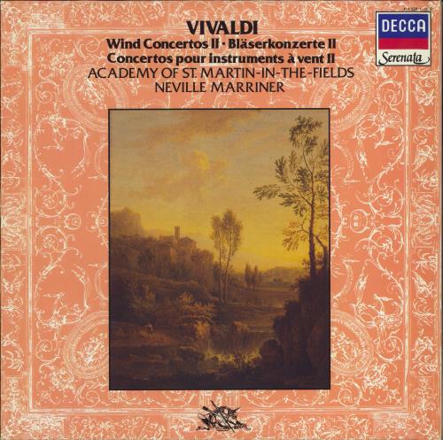 The Academy Of St. Martin-In-The-Fields Vivaldi: Wind Concertos II vinyl LP album (LP record) Dutch U0ELPVI778709