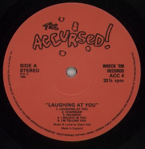 The Accursed Laughing At You vinyl LP album (LP record) UK 80ILPLA874386