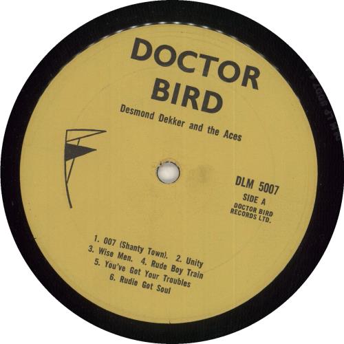 The Aces (Reggae) 007 Shanty Town vinyl LP album (LP record) UK 0HULPSH735261