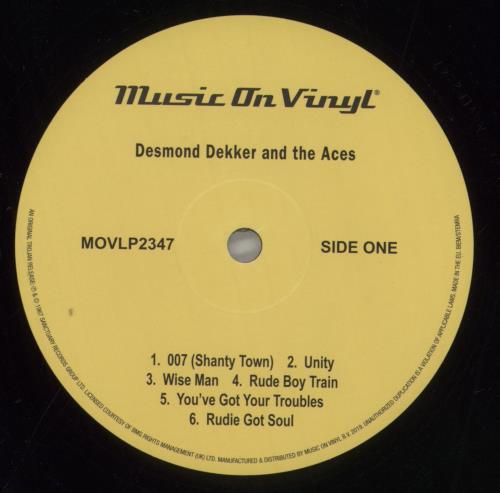 The Aces (Reggae) 007 Shanty Town vinyl LP album (LP record) UK 0HULPSH857747