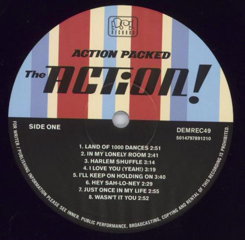 The Action Action Packed vinyl LP album (LP record) UK ATILPAC831310
