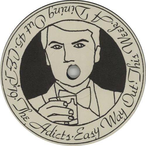 The Adicts Lunch With The Adicts EP 7" vinyl single (7 inch record / 45) UK ADI07LU275307