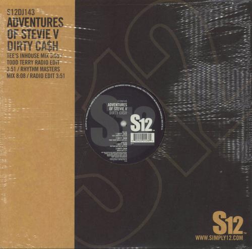 The Adventures Of Stevie V Dirty Cash 12" vinyl single (12 inch record / Maxi-single) UK SVI12DI805525