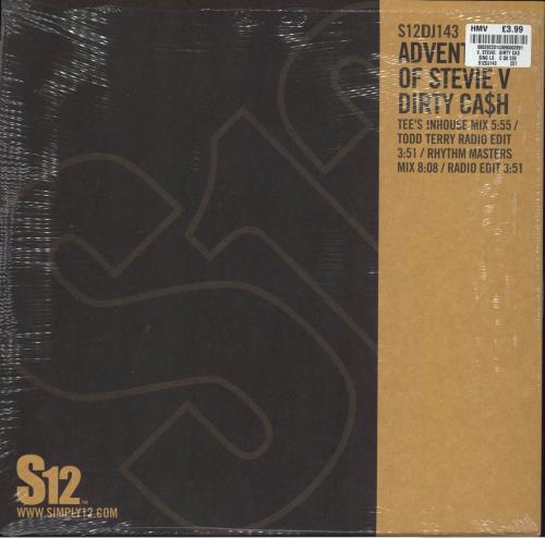 The Adventures Of Stevie V Dirty Cash 12" vinyl single (12 inch record / Maxi-single) UK SVI12DI805525