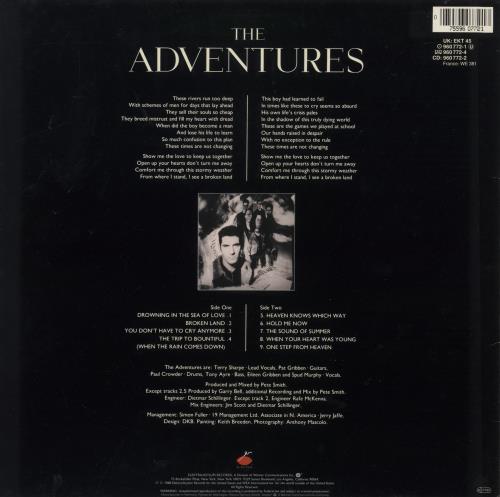 The Adventures The Sea Of Love vinyl LP album (LP record) UK AVNLPTH240816