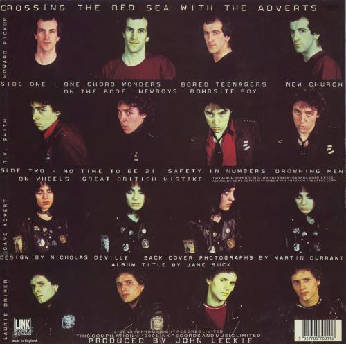 The Adverts Crossing The Red Sea With The Adverts - Green Vinyl vinyl LP album (LP record) UK AVRLPCR809496