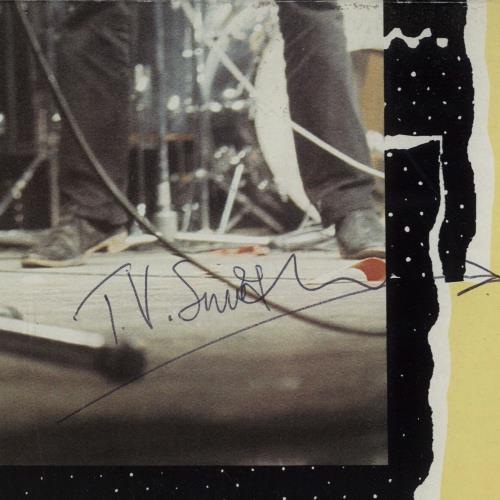 The Adverts Live At The Roxy Club - Autographed vinyl LP album (LP record) UK AVRLPLI679402