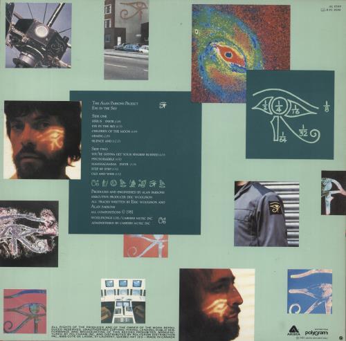 The Alan Parsons Project Eye In The Sky vinyl LP album (LP record) Canadian TPPLPEY810305