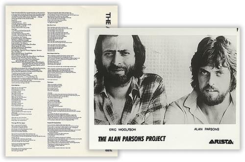 The Alan Parsons Project Pyramid media press pack US TPPPPPY399963
