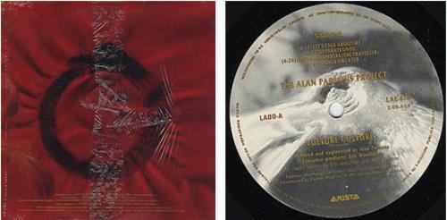 The Alan Parsons Project Vulture Culture vinyl LP album (LP record) Mexican TPPLPVU259144