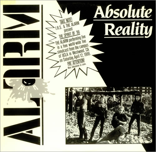 The Alarm Absolute Reality 12" vinyl single (12 inch record / Maxi-single) US ALA12AB24972