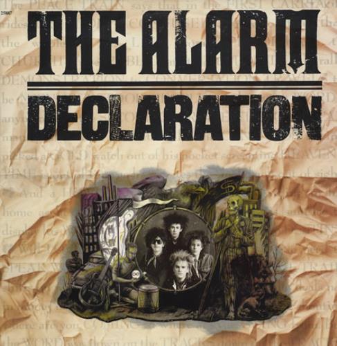 The Alarm Declaration vinyl LP album (LP record) Israeli ALALPDE285268